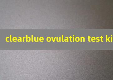  clearblue ovulation test kit